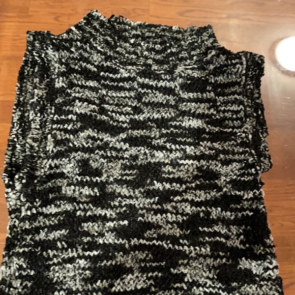 Anna Sui sweater Xs sleeveless black gray NWT - Picture 2 of 3